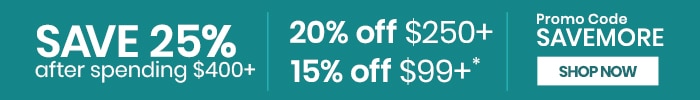 Promo code: SAVEMORE