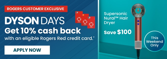Rogers Dyson Days Cash Back