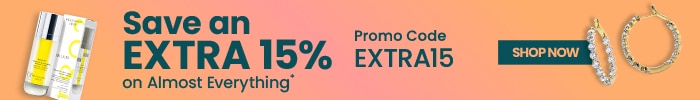 Promo code: EXTRA15