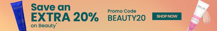 Promo code: BEAUTY20