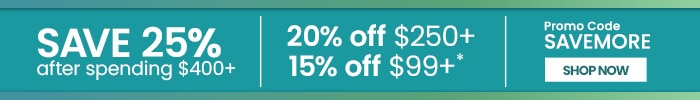 Promo code: SAVEMORE