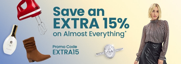 Promo code: EXTRA15