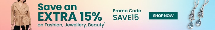 Promo code: SAVE15