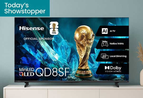 Hisense QD8SF Hi-QLED Mini-LED 4K Smart Fire TV w/2 Year Warranty