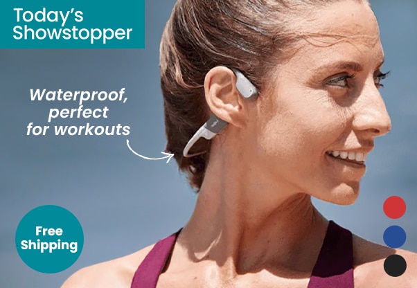 Shokz OpenRun Bone Conduction Open Ear Headphones