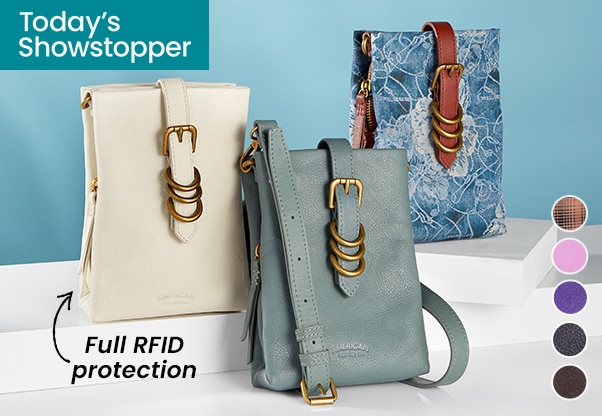 ALC Triple Entry RFID Crossbody