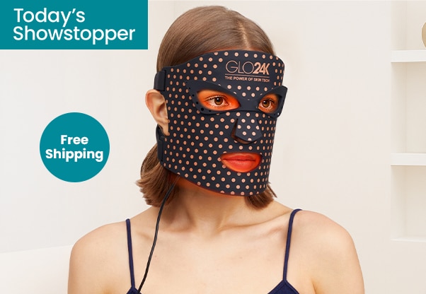 GLO24K 7 Color Photon Rejuvenation Super LED Mask 2.0
