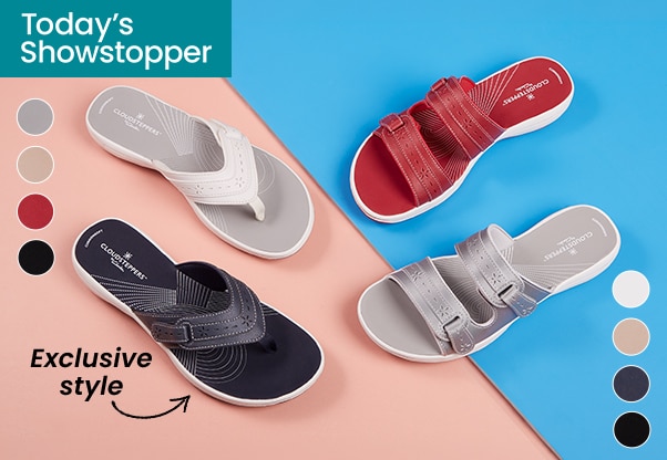 Clarks Choice of: Breeze Mist or Breeze Rosa Sandal