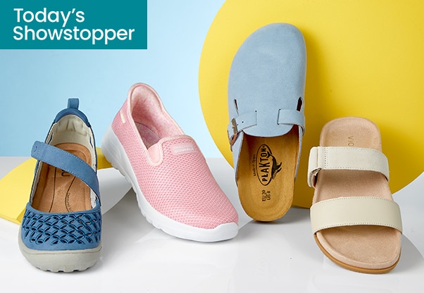 Footwear Sale Your Choice of: 4 Today's Showstopper Offers