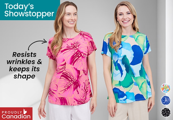 Mr. Max Extended Dolman Sleeve Brazil Knit Print Top