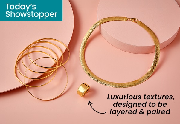 Etrusca 18k Gold Plate You Choice of: 5 Today's Showstopper Offers