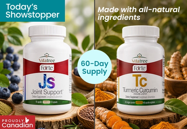 Vitatree Choice of: 2 Today's Showstopper Offers