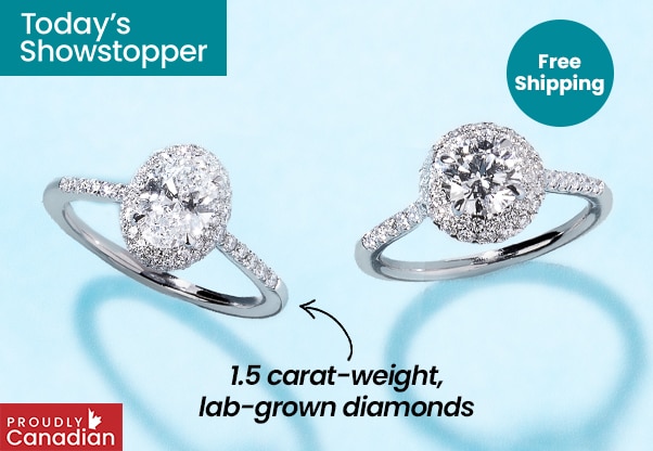 Evera Diamonds 1.50 HALO DIAMOND RING