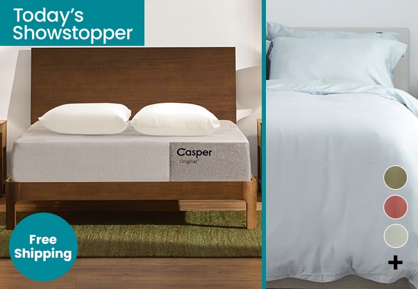 Bedding feat. Casper & Hush - Your Choice of 2 Today's Showstopper Offers