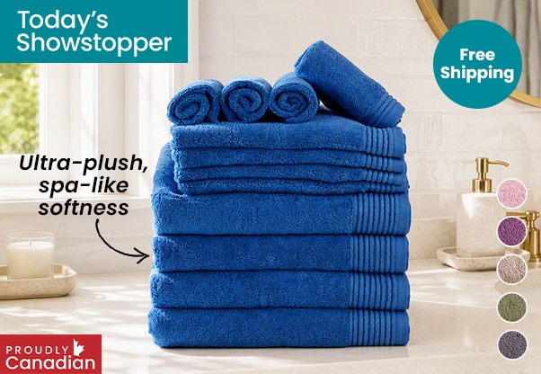 Home Suite Luxury Neo Zero Twist 12-Piece Towel Set