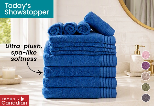 Home Suite Luxury Neo Zero Twist 12-Piece Towel Set