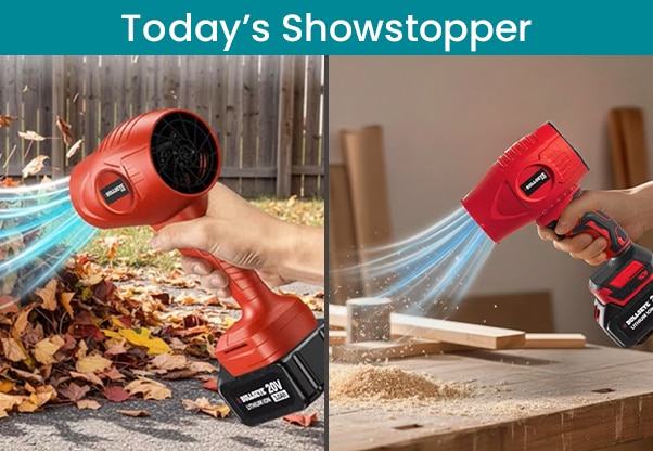 Bullseye Blower Cordless Leaf Dust Air Blaster