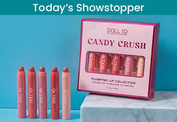 Doll 10 Candy Crush 5PC Peptide Plumping Hydracore Lip Collection in Gift Box